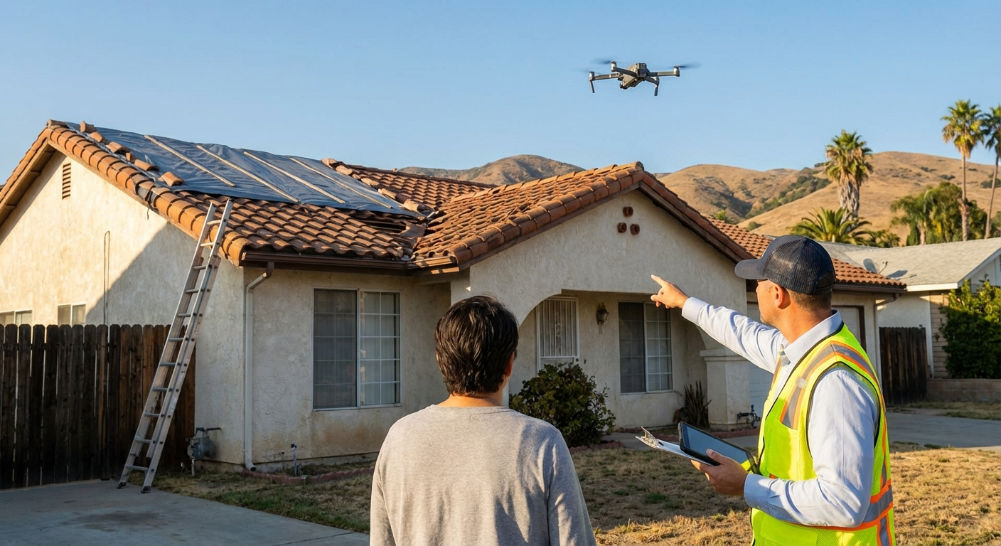 california home insurance roof damage claims - California insurance guide